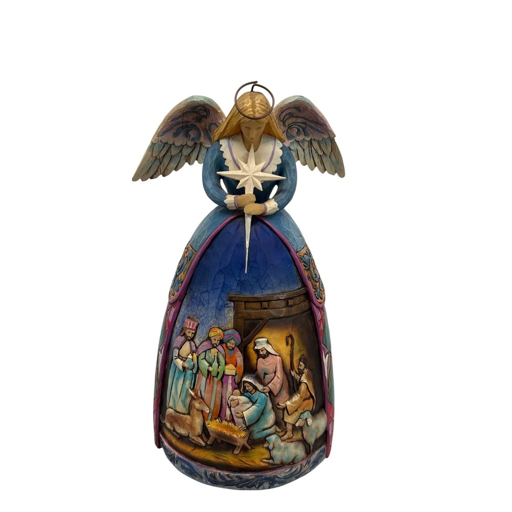 Jim Shore Nativity Angel "A Star Shall Guide Us" 2005 Figurine 4003273‎